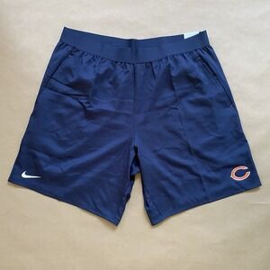 NIKE NFL XXL XX-LARGE Dri-Fit Chicago Bears Performance Training Shorts NWT NEW